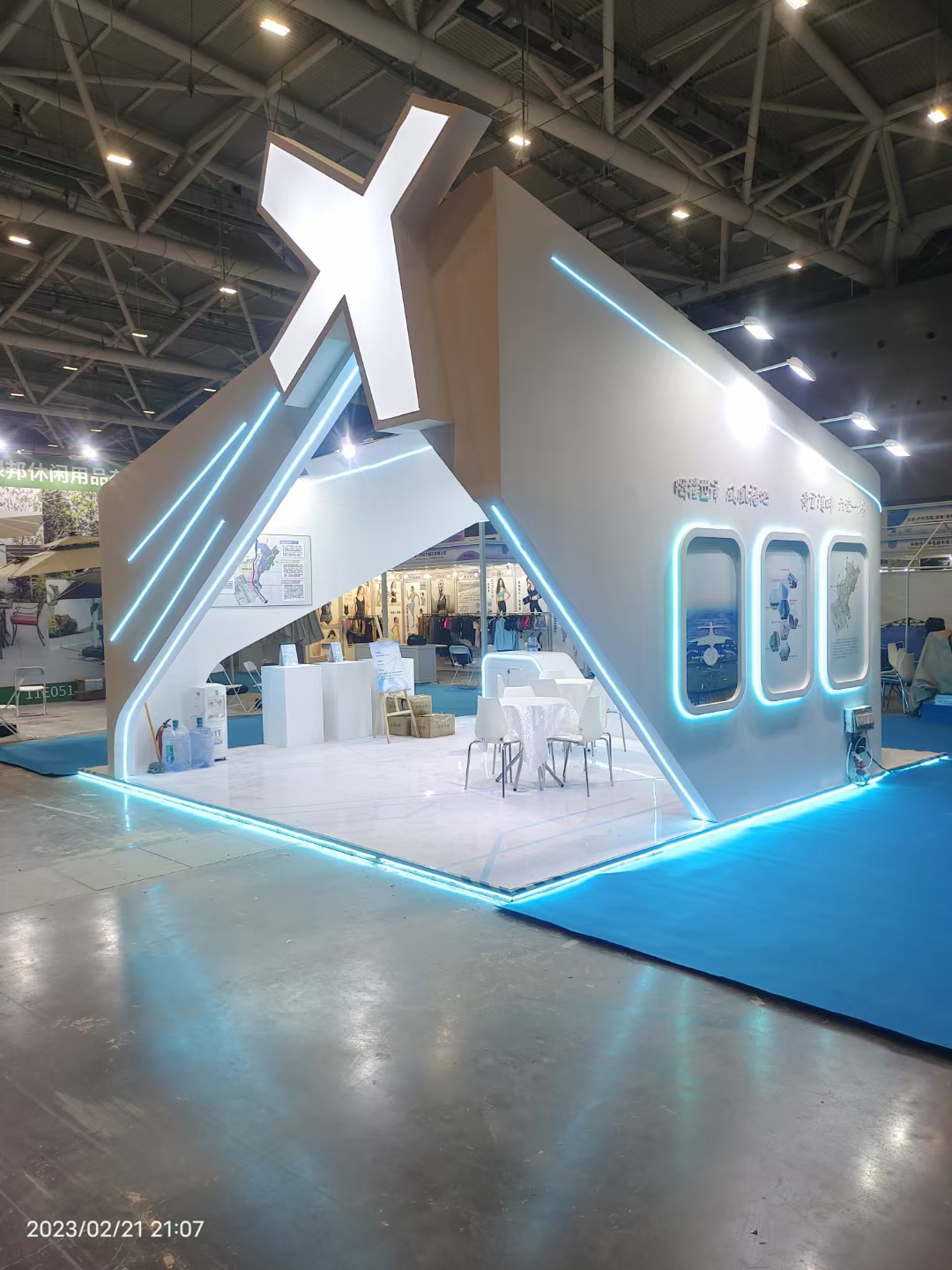 廣州展會搭建設計深圳跨境電商展，福永街道展臺