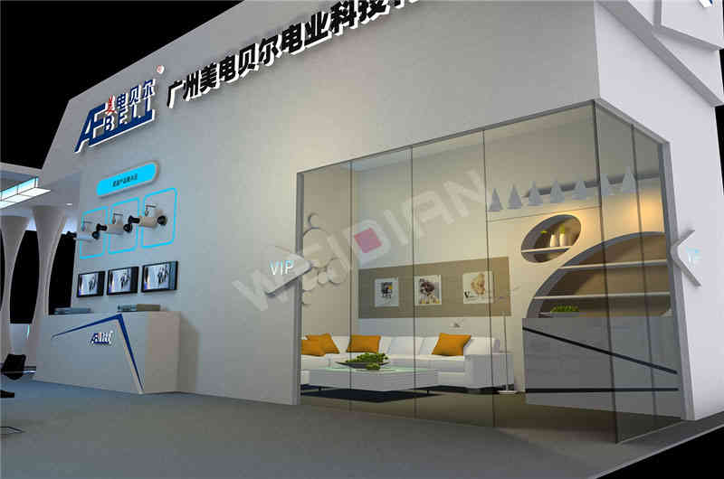 美電貝爾深圳安防展深圳展臺設(shè)計(jì)搭建