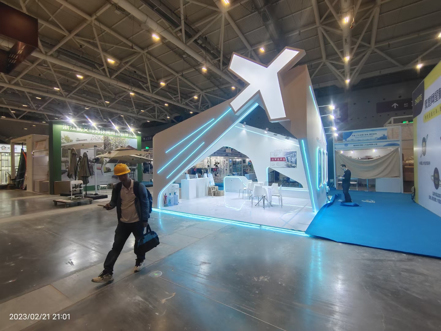 廣州展會搭建設計深圳跨境電商展，福永街道展臺