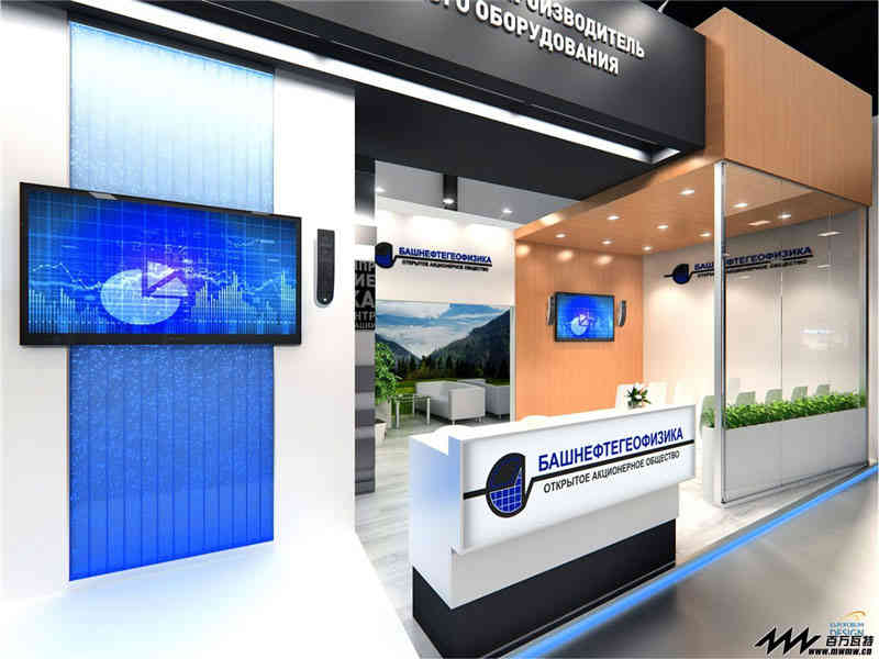 上海航天機(jī)電股份有限公司參展上海新國際博覽中心展覽設(shè)計(jì)展臺(tái)搭建4