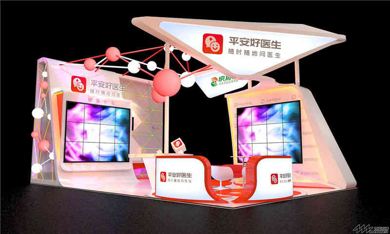 日本那智不二越機(jī)器人公司參展上海展覽公司上海展覽設(shè)計(jì)展臺(tái)搭建5