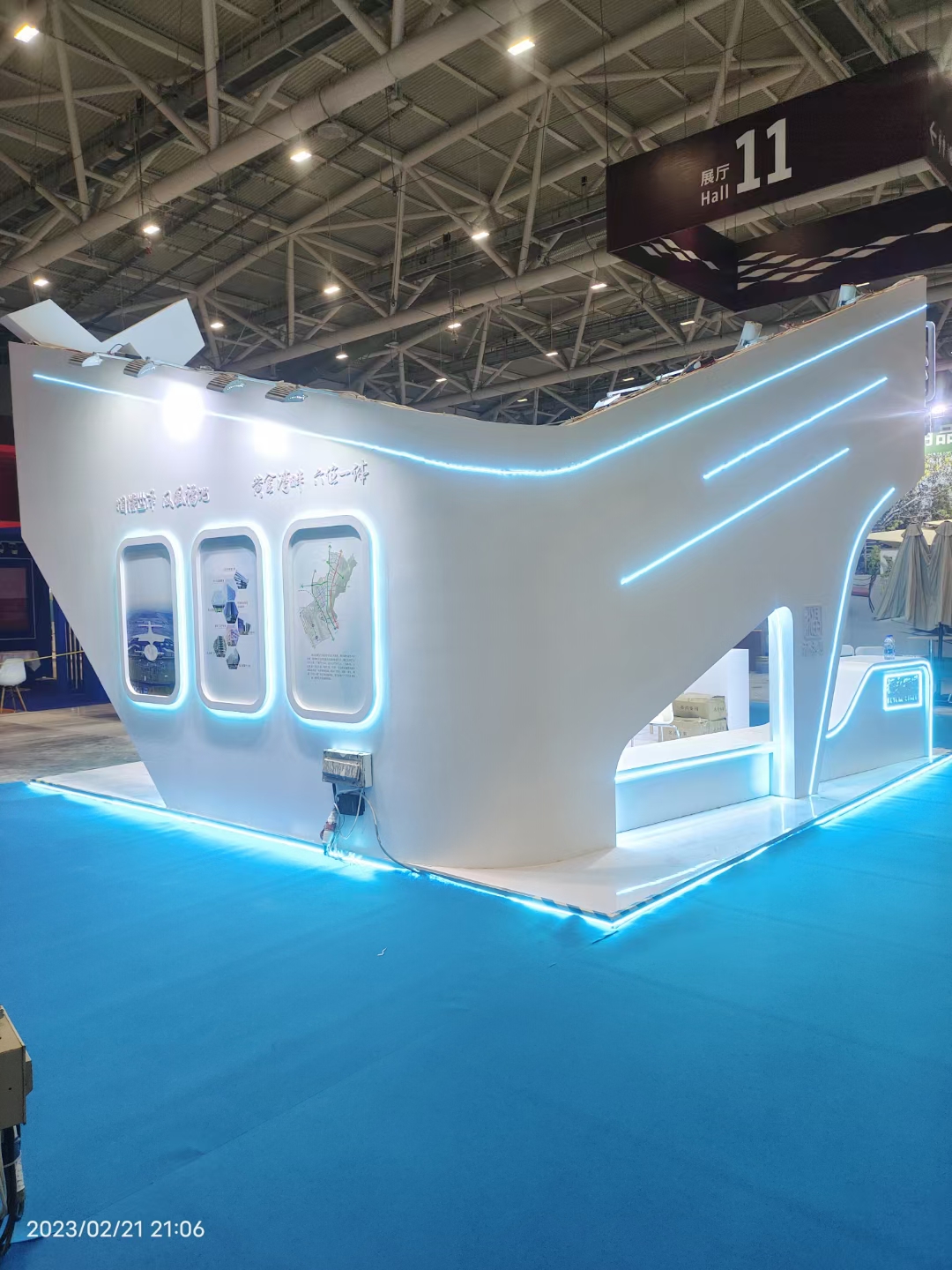 廣州展會搭建設計深圳跨境電商展，福永街道展臺