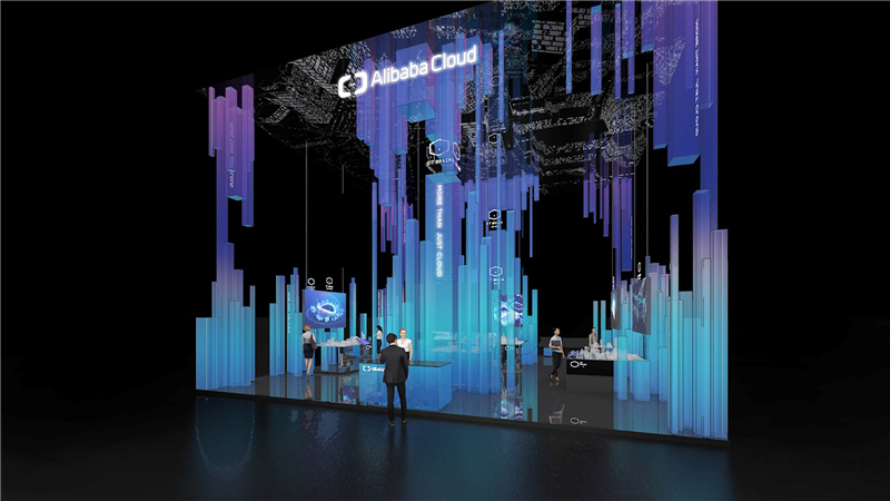 青島海爾空調電子有限公司參展廣州會展中心展覽設計展臺搭建4